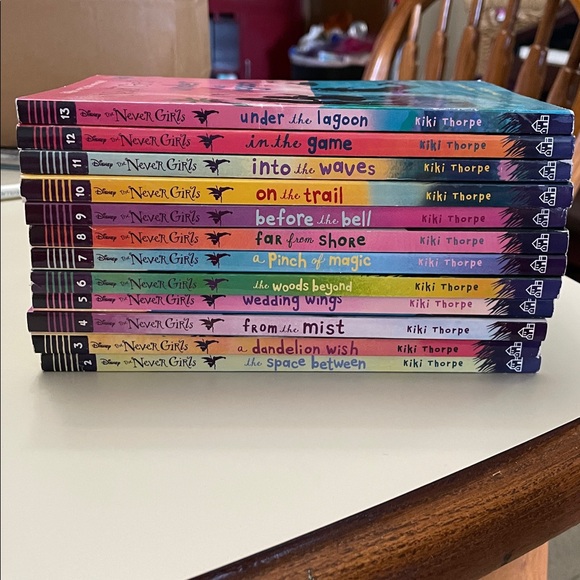 Disney Other - Kiki Thorpe Disney’s “The Never Girls”Novel Collection - Colorful Paperback Set